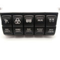 12V LED Rocker Switch with Bumper Light Bar 5 Colors LED